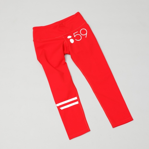 NWT Splits59 Red Low Rise 3/4 Crop Legging - Picture 4 of 4